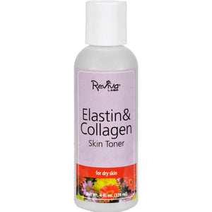 Reviva Labs Elastin Collagen Skin Toner - 4 Fl Oz - Vita-Shoppe.com