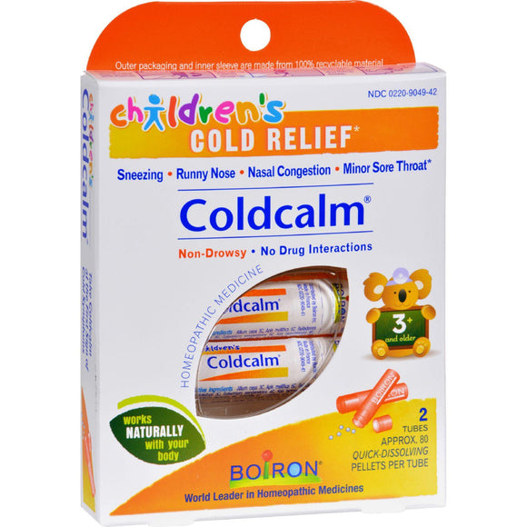 Boiron Children's Cold Calm Pellets - 2 Doses - Vita-Shoppe.com