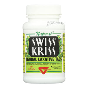 Modern Natural Products Swiss Kriss Herbal Laxative - 120 Tablets - Vita-Shoppe.com