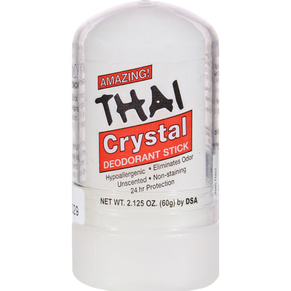 Thai Deodorant Stone Thai Natural Crystal Deodorant Push-up Stick - 2.125 Oz - Vita-Shoppe.com