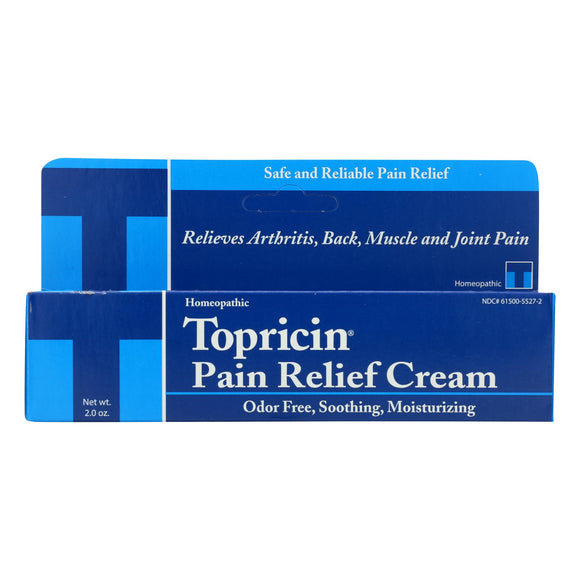 Topricin Anti-inflammatory Pain Relief Cream - 2 Oz - Vita-Shoppe.com