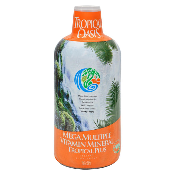 Tropical Oasis Tropical Plus Mega Multiple Vitamn Mineral - 32 Fl Oz - Vita-Shoppe.com