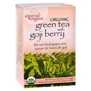 Uncle Lee's Imperial Organic Green Tea With Goji Berry - 18 Tea Bags - Vita-Shoppe.com