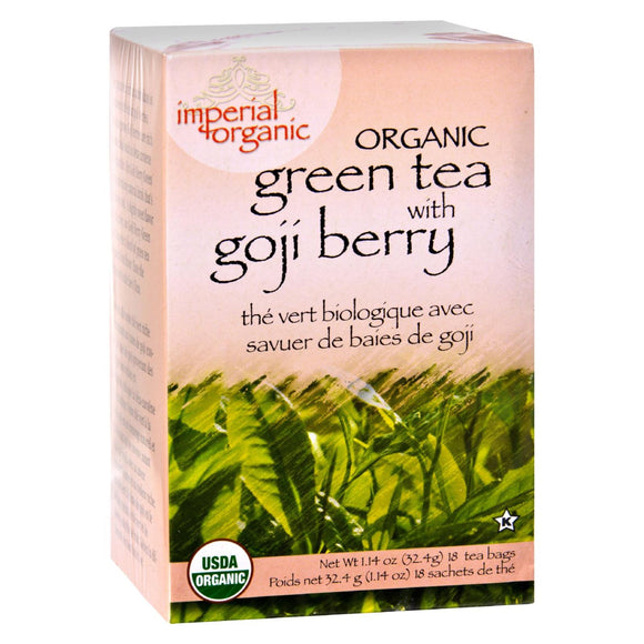 Uncle Lee's Imperial Organic Green Tea With Goji Berry - 18 Tea Bags - Vita-Shoppe.com