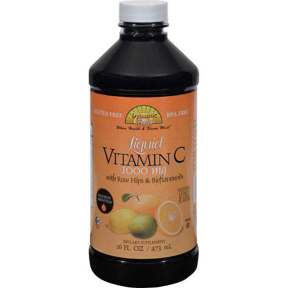 Dynamic Health Liquid Vitamin C Natural Citrus - 1000 Mg - 16 Fl Oz - Vita-Shoppe.com