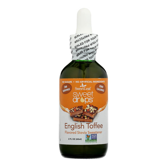 Sweet Leaf Sweet Drops Sweetener English Toffee - 2 Fl Oz - Vita-Shoppe.com