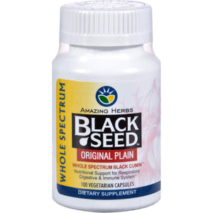 Amazing Herbs Black Seed - 100 Capsules - Vita-Shoppe.com