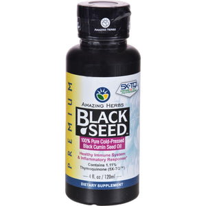 Amazing Herbs Black Seed Oil - 4 Fl Oz - Vita-Shoppe.com