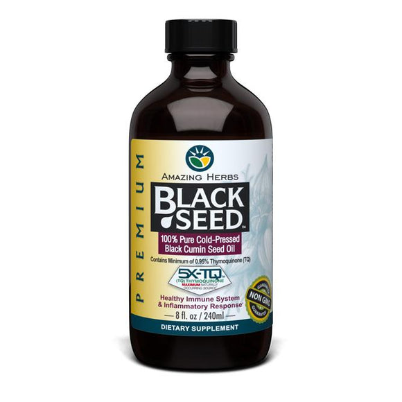 Amazing Herbs Black Seed Oil - 8 Fl Oz - Vita-Shoppe.com