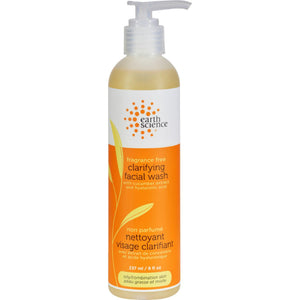 Earth Science Clarifying Facial Wash Fragrance Free - 8 Fl Oz - Vita-Shoppe.com