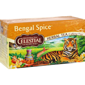 Celestial Seasonings Herbal Tea Caffeine Free Bengal Spice - 20 Tea Bags - Case Of 6 - Vita-Shoppe.com