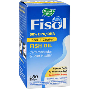 Nature's Way Fisol Fish Oil - 180 Softgels - Vita-Shoppe.com