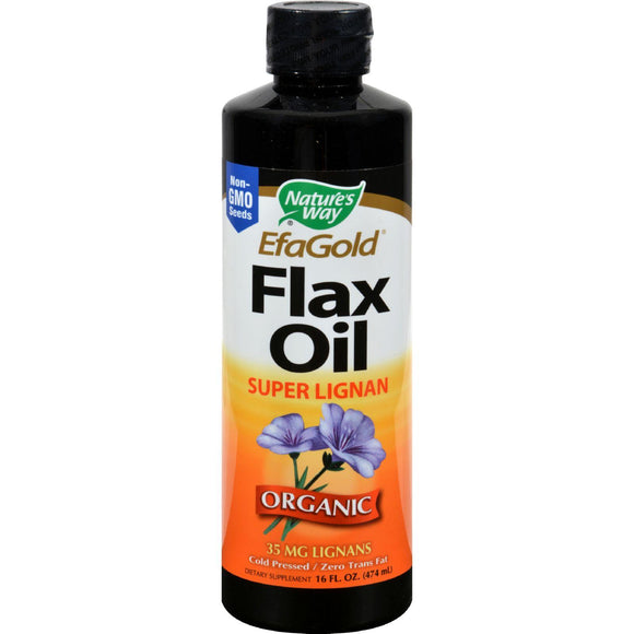 Nature's Way Efagold Flax Oil Super Lignan - 16 Fl Oz - Vita-Shoppe.com