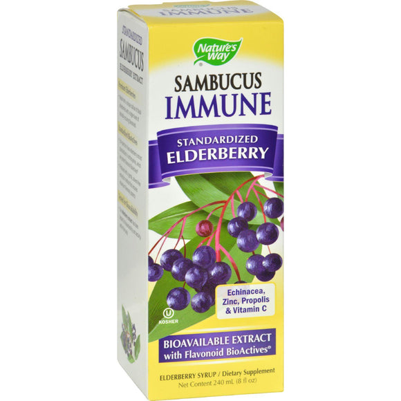 Nature's Way Sambucus Immune Syrup - 8 Fl Oz - Vita-Shoppe.com