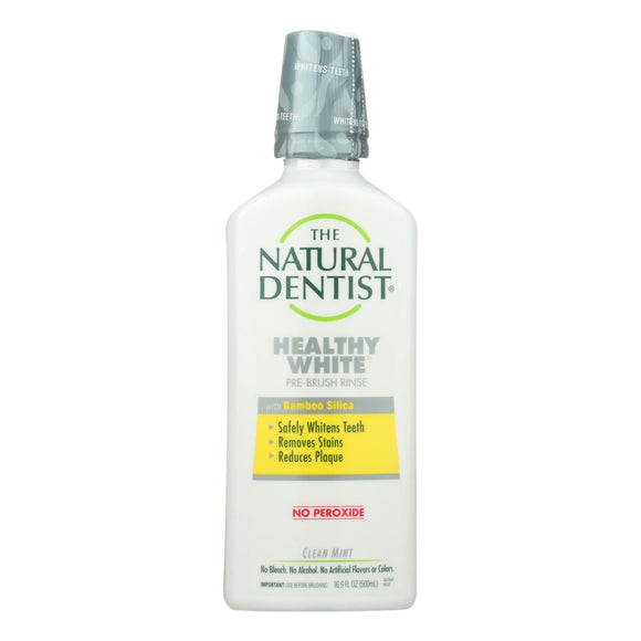Natural Dentist Pre-brush Whitening Rinse - Clean Mint - 16.9 Oz - Vita-Shoppe.com