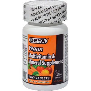 Deva Vegan Multivitamin And Mineral Supplement - 90 Tiny Tablets - Vita-Shoppe.com