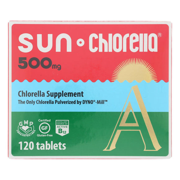 Sun Chlorella A Tablets - 500 Mg - 120 Tablets - Vita-Shoppe.com