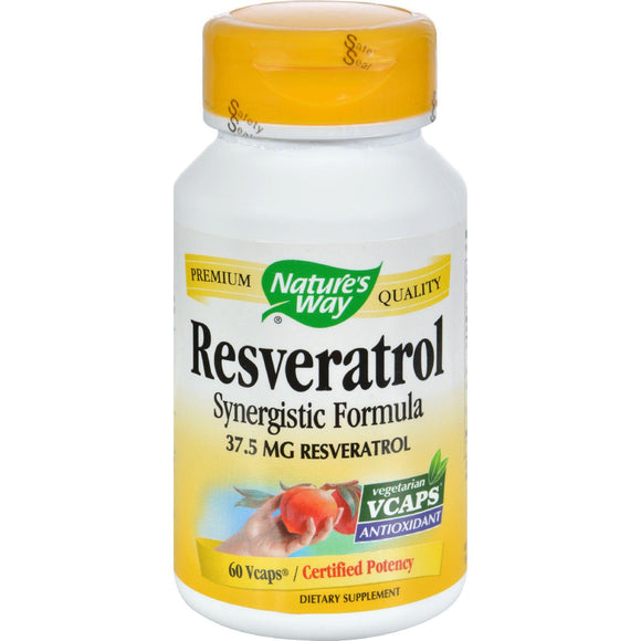 Nature's Way Resveratrol - 60 Vegetarian Capsules - Vita-Shoppe.com