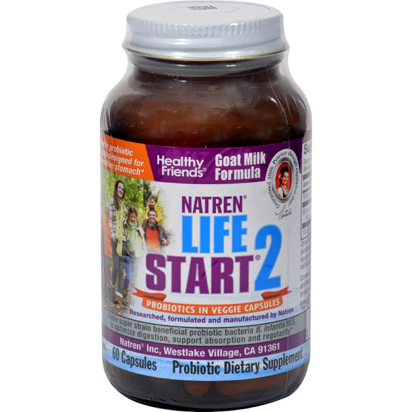 Natren Life Start 2 Probiotics For Adults - 60 Vegetarian Capsules - Vita-Shoppe.com