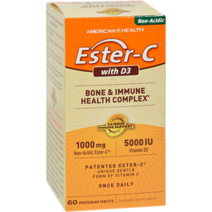 American Health Ester-c With D3 Bone And Immune Health Complex - 60 Tablets - Vita-Shoppe.com