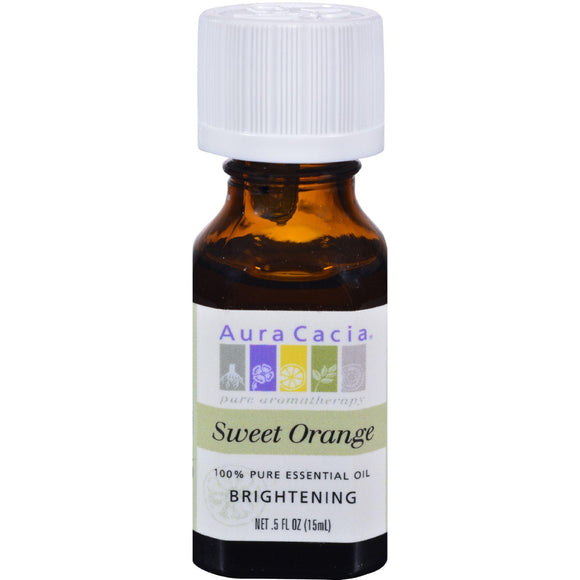 Aura Cacia Essential Oil Sweet Orange - 0.5 Fl Oz - Vita-Shoppe.com