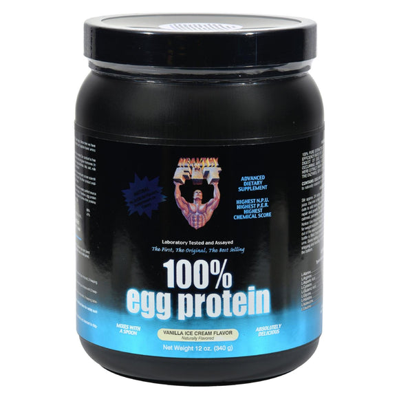 Healthy 'n Fit Nutritionals 100% Egg Protein Vanilla Ice Cream - 12 Oz - Vita-Shoppe.com