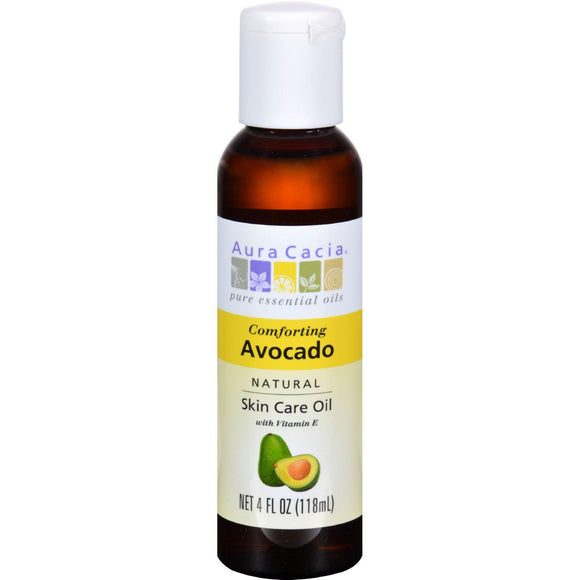 Aura Cacia Natural Skin Care Oil Avocado - 4 Fl Oz - Vita-Shoppe.com