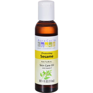 Aura Cacia Natural Skin Care Oil Sesame - 4 Fl Oz - Vita-Shoppe.com