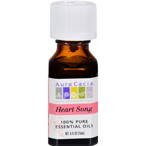 Aura Cacia Pure Essential Oil Heart Song - 0.5 Fl Oz - Vita-Shoppe.com