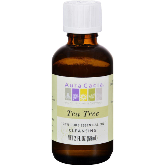 Aura Cacia 100% Pure Essential Oil Tea Tree Cleansing - 2 Oz - Vita-Shoppe.com