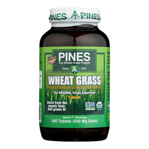 Pines International Wheat Grass - 500 Mg - 500 Tablets - Vita-Shoppe.com