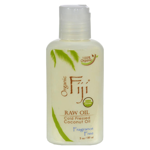 Organic Fiji Virgin Coconut Oil Fragrance Free - 3 Oz - Vita-Shoppe.com