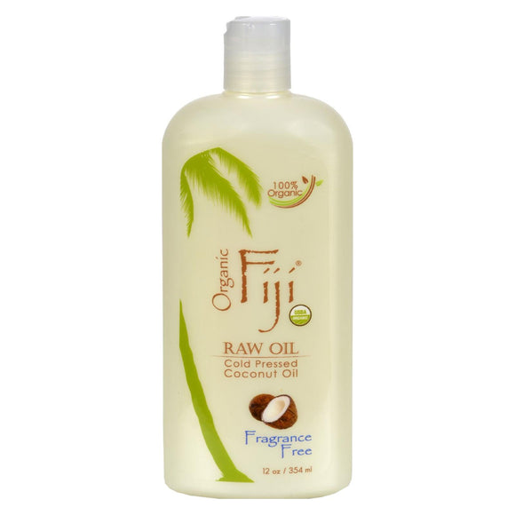 Organic Fiji Virgin Coconut Oil Fragrance Free - 12 Fl Oz - Vita-Shoppe.com