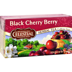 Celestial Seasonings Herbal Tea - Black Cherry Berry - Caffeine Free - 20 Bags - Vita-Shoppe.com