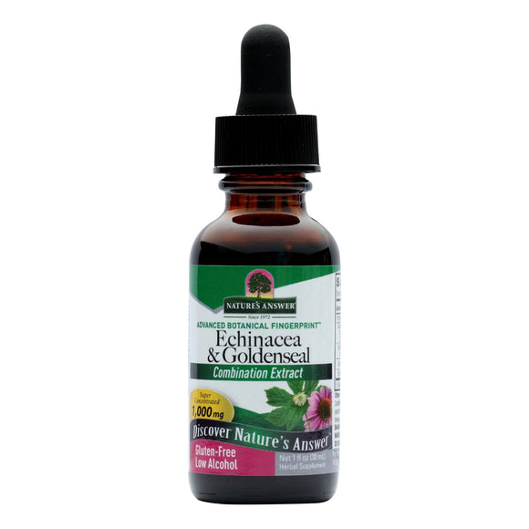 Nature's Answer - Echinacea And Goldenseal - 1 Oz - Vita-Shoppe.com