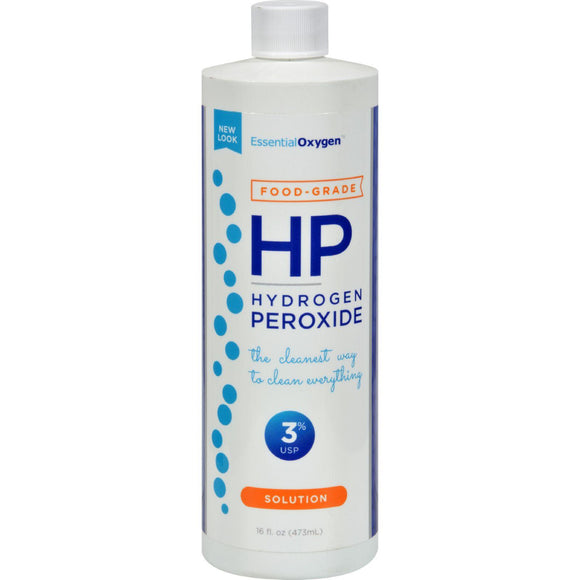 Essential Oxygen Hydrogen Peroxide 3% - Food Grade  - 16 Oz - Vita-Shoppe.com