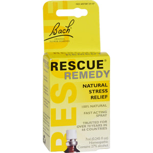 Bach Flower Remedies Rescue Remedy Spray - 0.245 Fl Oz - Vita-Shoppe.com