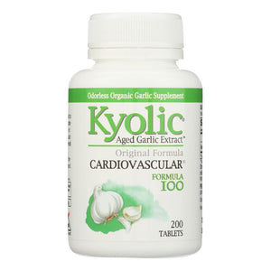 Kyolic - Aged Garlic Extract Hi-po Cardiovascular Original Formula 100 - 200 Tablets - Vita-Shoppe.com