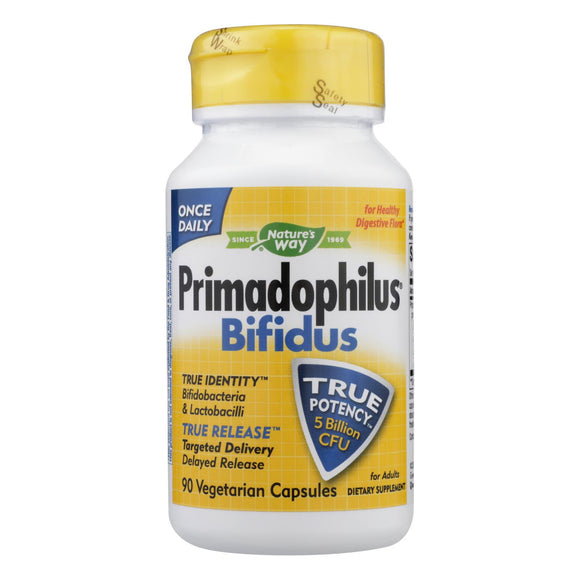 Nature's Way Dietary Supplement Primadophilus Bifidus Capsules  - 1 Each - 90 Vcap - Vita-Shoppe.com