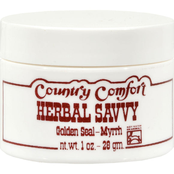Country Comfort Herbal Savvy Golden Seal-myrrh - 1 Oz - Vita-Shoppe.com