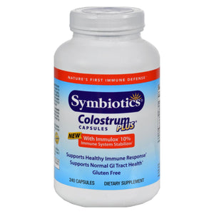 Symbiotics Colostrum Plus - 480 Mg - 240 Capsules - Vita-Shoppe.com