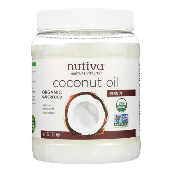 Nutiva Virgin Coconut Oil Organic - 54 Fl Oz - Vita-Shoppe.com