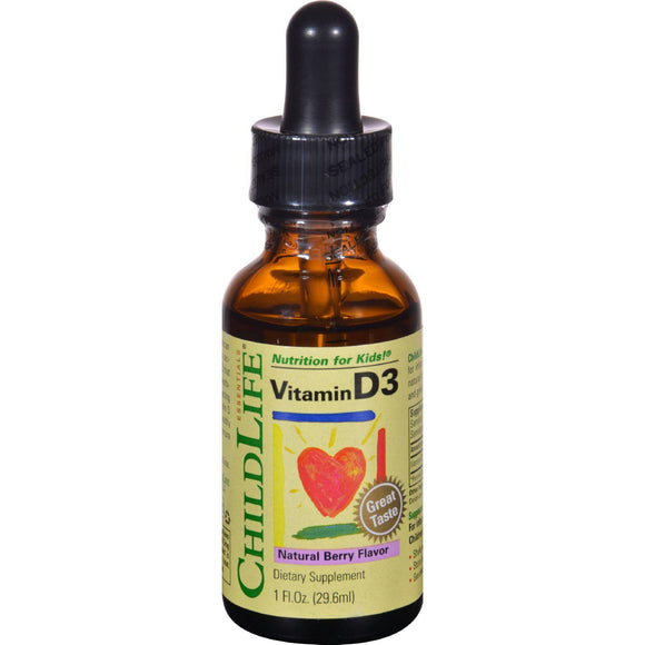 Childlife Vitamin D3 Natural Berry - 1 Fl Oz - Vita-Shoppe.com