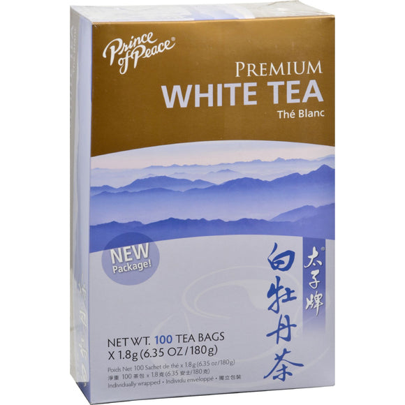 Prince Of Peace Natural Premium Peony White Tea - 100 Tea Bags - Vita-Shoppe.com