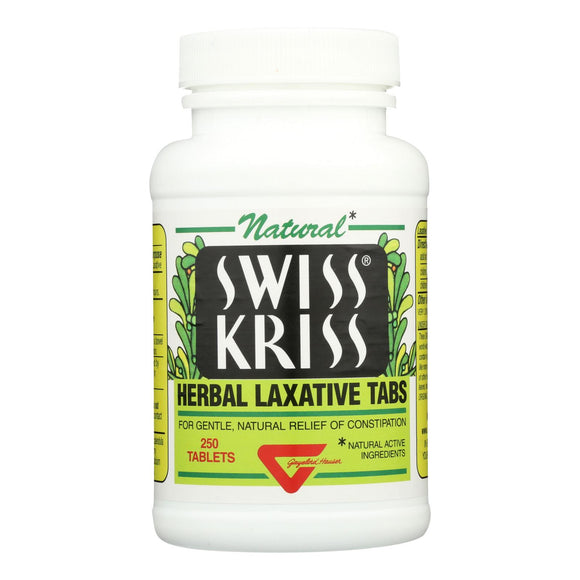 Modern Natural Products Swiss Kriss Herbal Laxative - 250 Tablets - Vita-Shoppe.com