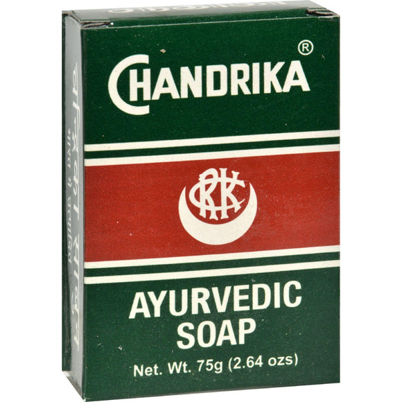Chandrika Soap Ayurvedic Herbal And Vegetable Oil Soap - 2.64 Oz - Case Of 10 - Vita-Shoppe.com