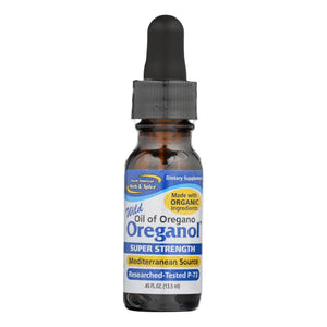 North American Herb And Spice Oreganol Oil Of Oregano Super Strength - 0.45 Fl Oz - Vita-Shoppe.com