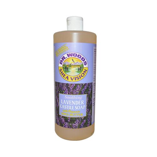 Dr. Woods Shea Vision Soothing Lavender Castile Soap - 32 Oz - Vita-Shoppe.com