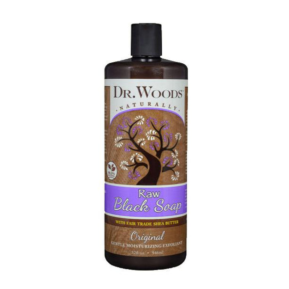 Dr. Woods Shea Vision Pure Black Soap With Organic Shea Butter - 16 Fl Oz - Vita-Shoppe.com
