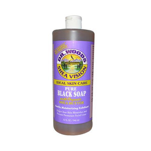 Dr. Woods Shea Vision Pure Black Soap With Organic Shea Butter - 32 Fl Oz - Vita-Shoppe.com